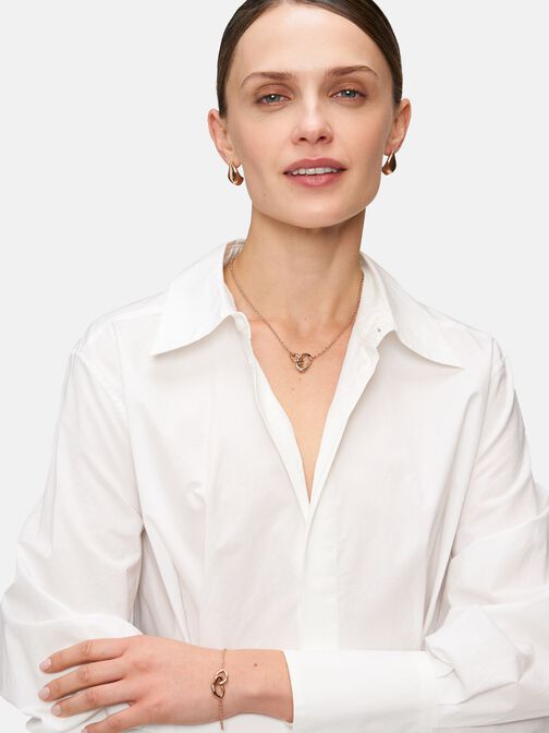 Necklace, roségold, hi-res