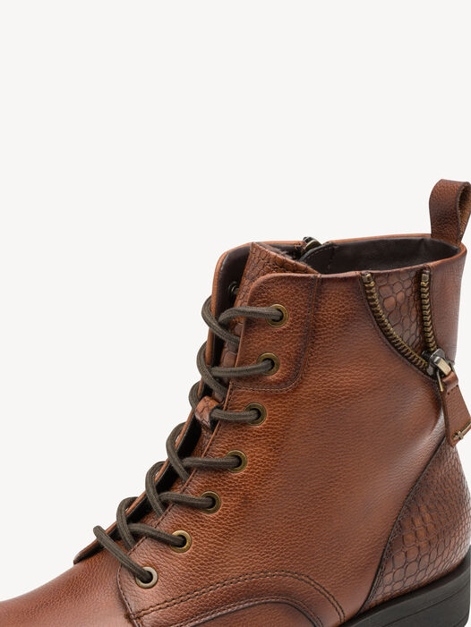 Enkellaarsje, cognac, hi-res