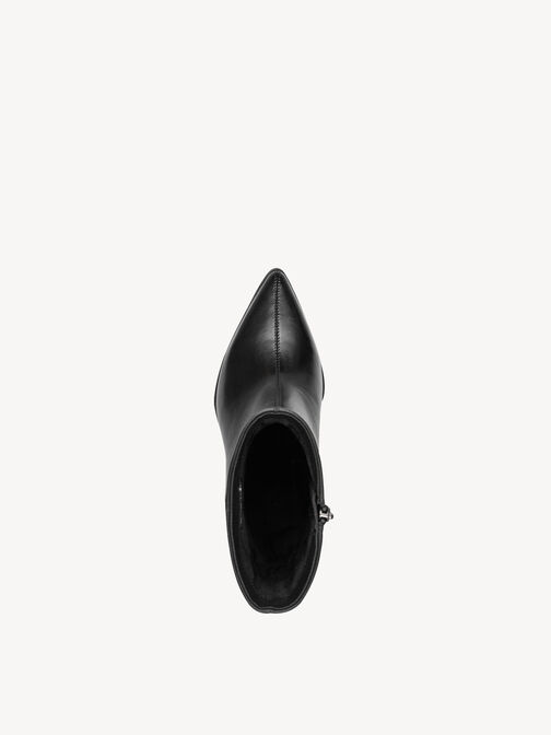 Stivaletti, BLACK LEATHER, hi-res