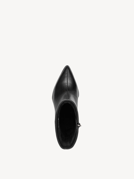 Enkellaarsje, BLACK LEATHER, hi-res
