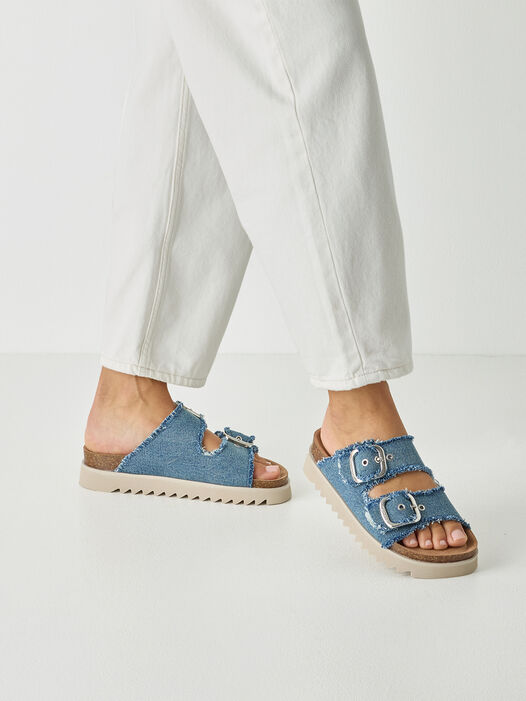 Slipper, DENIM, hi-res