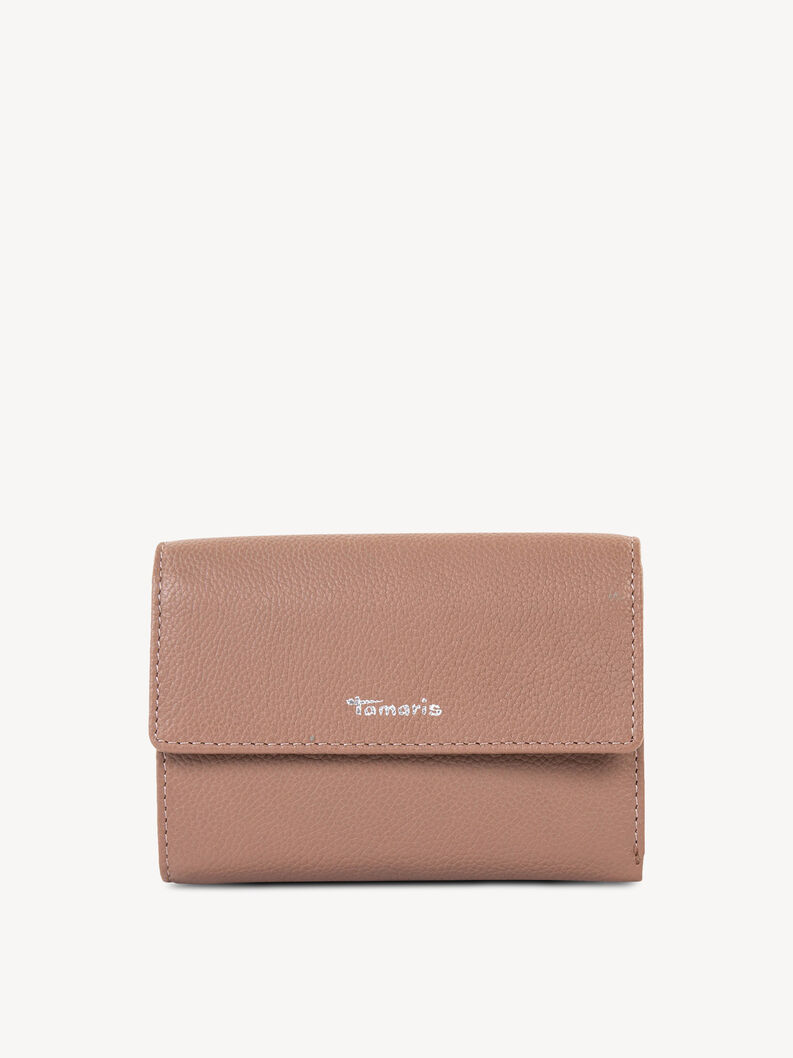 Leather Wallet - brown, taupe, hi-res