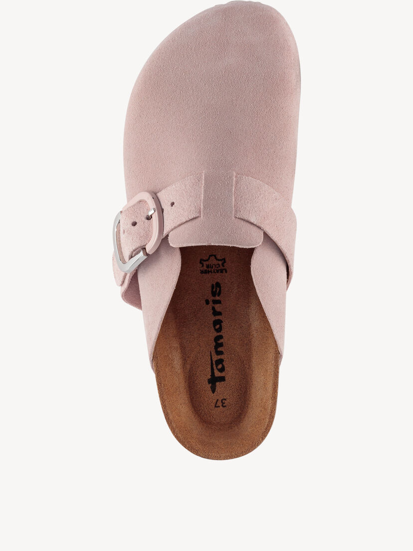 Leren Slipper - roze, LIGHT ROSE, hi-res