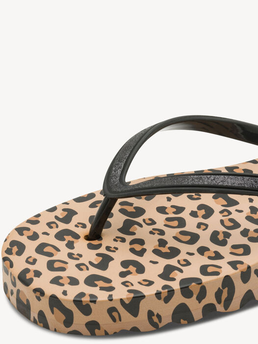Flip Flops, COGNAC LEOPARD, hi-res