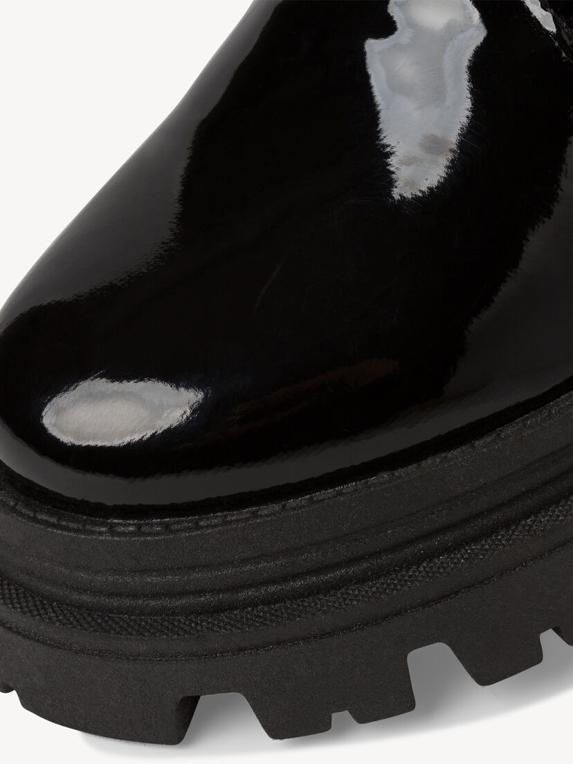 Enkellaarsje, BLACK PATENT, hi-res