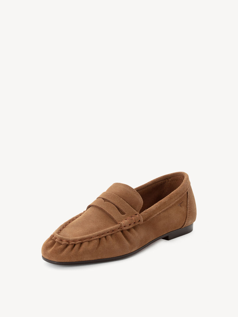 Leren Mocassin - bruin, cognac, hi-res