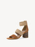 Heeled sandal - brown, COGNAC COMB, hi-res