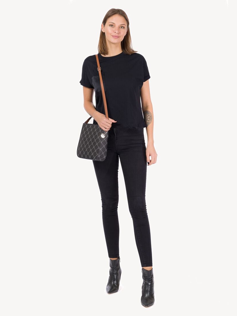 Schoudertas - zwart, black, hi-res