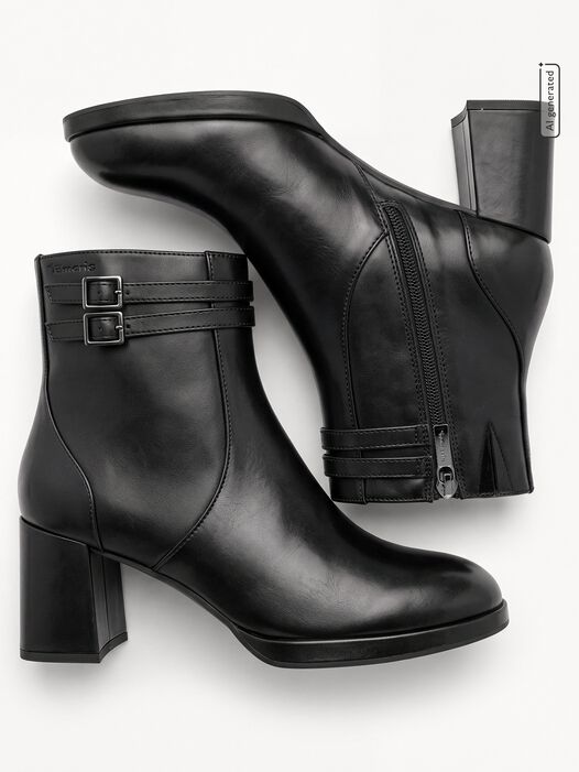 Enkellaarsje, BLACK, hi-res