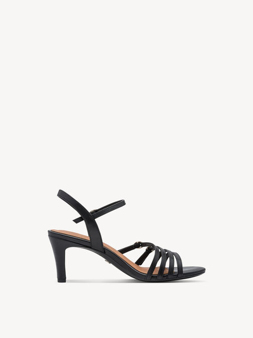 Heeled sandal, BLACK, hi-res