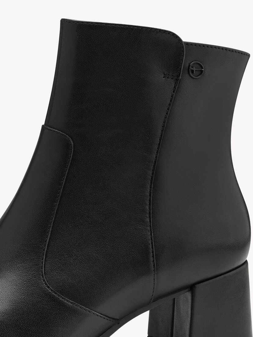 Enkellaarsje - zwart, BLACK NAPPA, hi-res