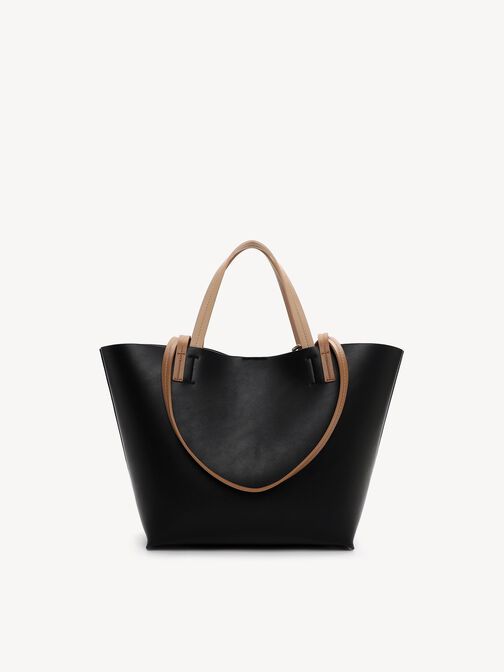 Shopping bag, black, hi-res