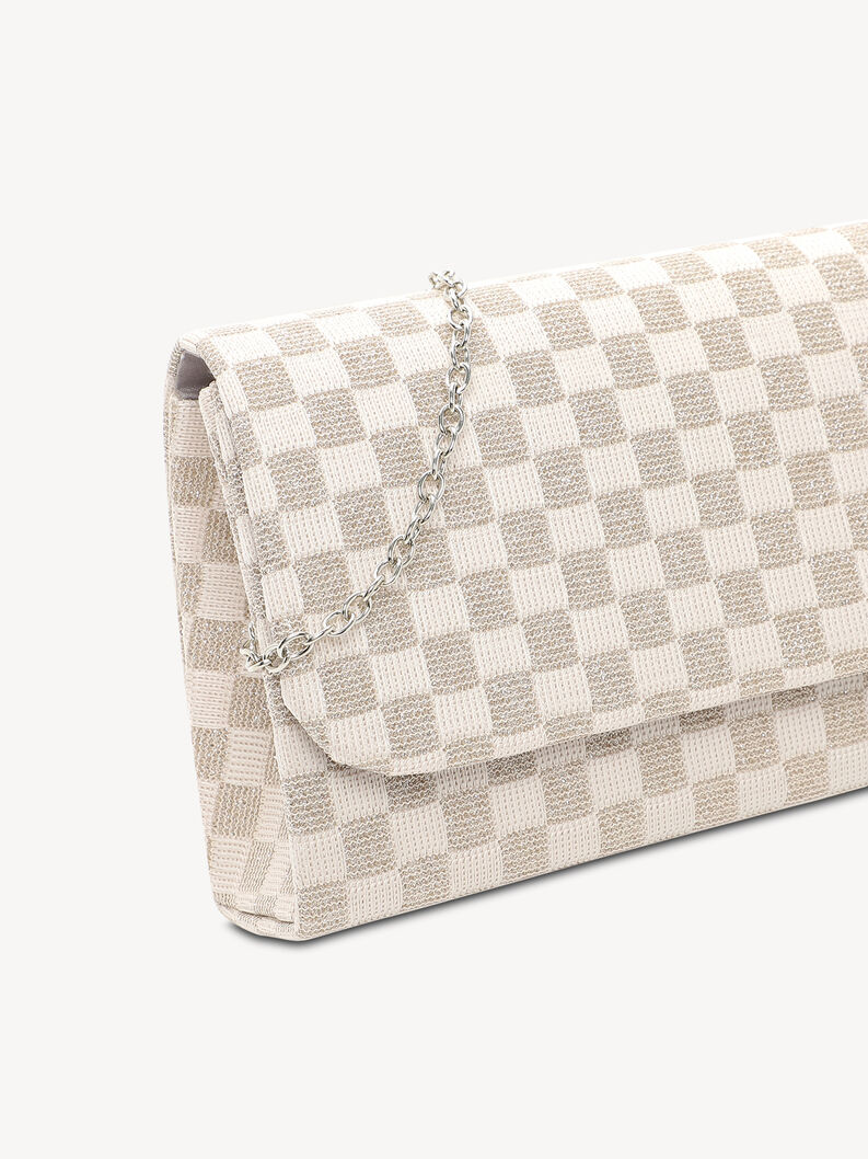 Clutch bag - beige, beige, hi-res