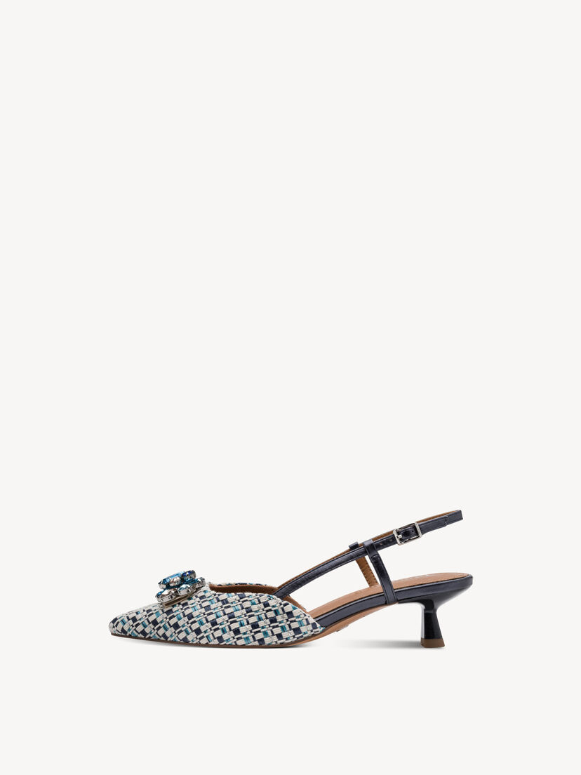 Slingpumps - blauw, BLUE COMB, hi-res