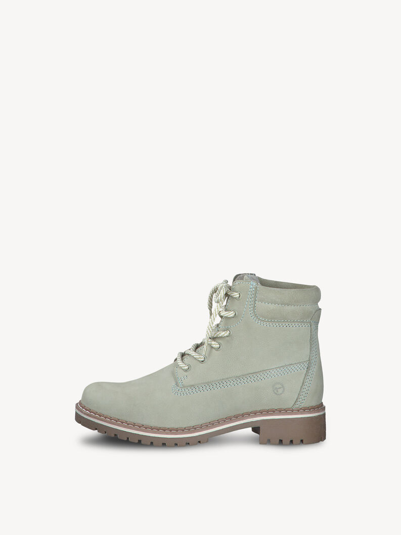 Leather Bootie - green, SAGE, hi-res