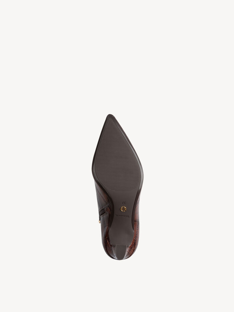 Bootie - brown, MUSCAT CROCO, hi-res