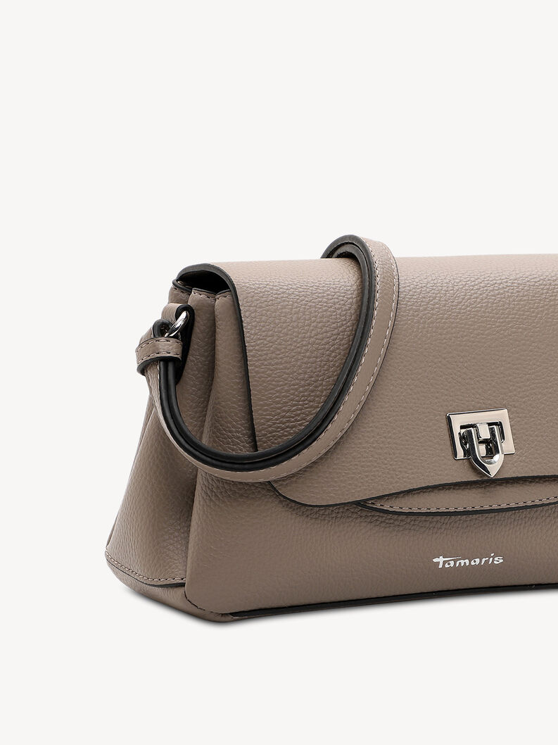 Torba na ramię - beżowy, darktaupe, hi-res