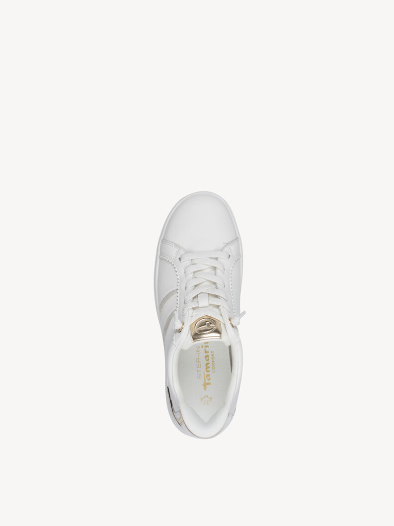 Sneaker - wei&szlig;, WHITE/GOLD, hi-res