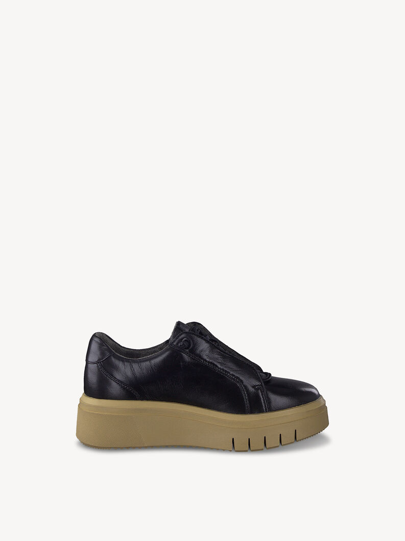 Ledersneaker - schwarz, BLACK NAPPA, hi-res