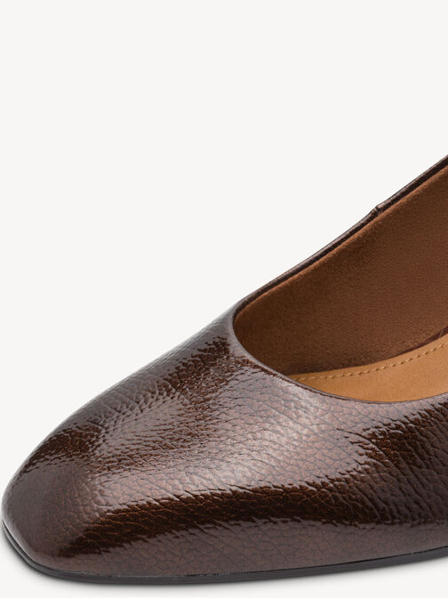 Escarpin, BROWN PATENT, hi-res