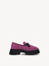 Leather Slipper - pink, FUXIA/BLACK, hi-res