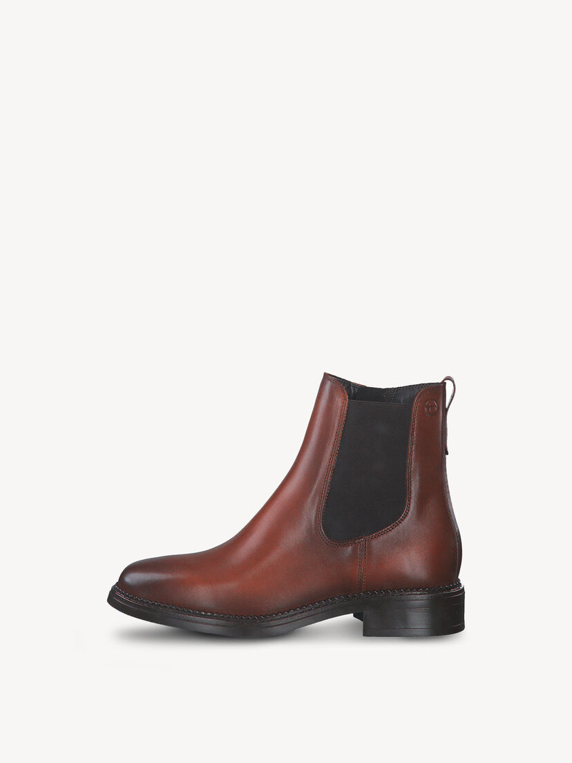 Leren Chelseaboot - bruin, cognac, hi-res
