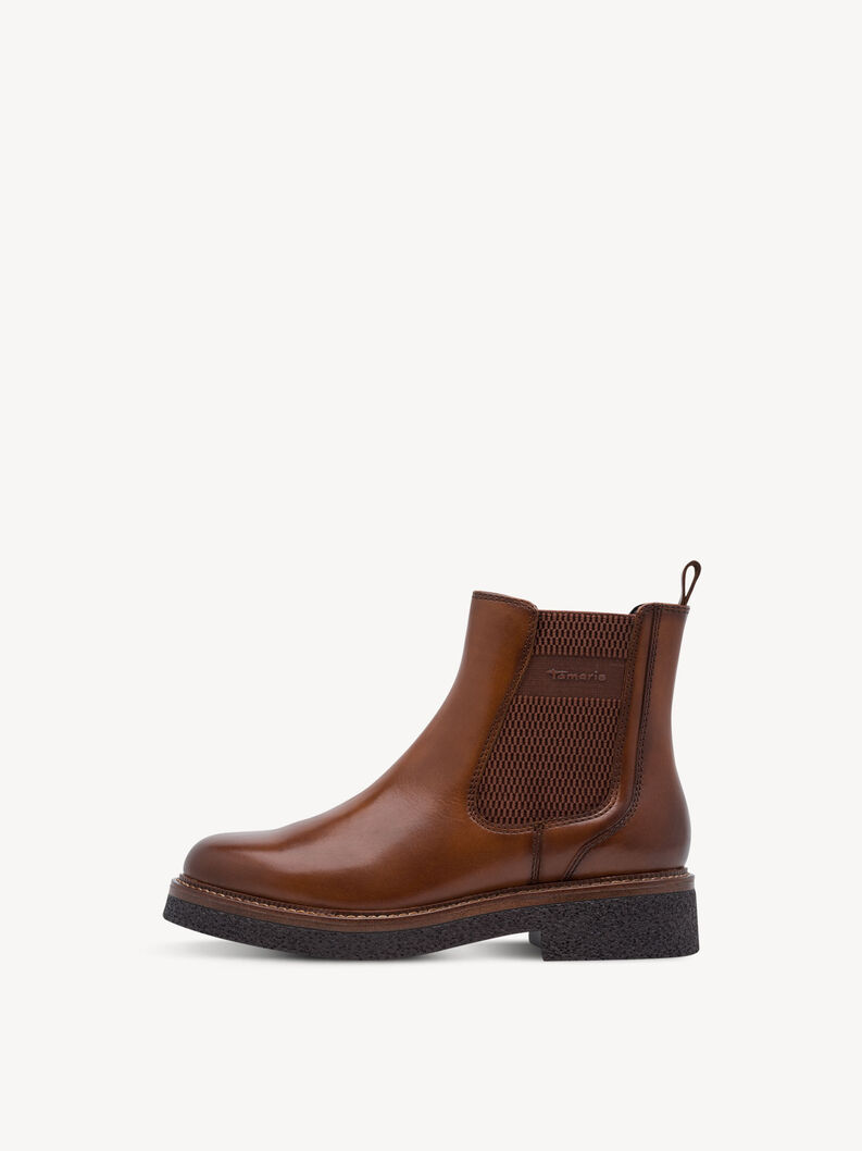 Chelseaboot - brun, COGNAC LEATHER, hi-res