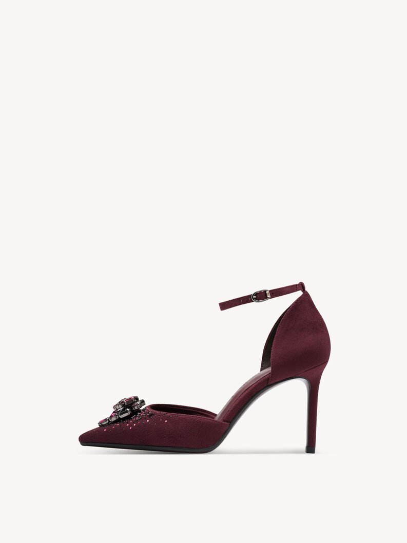 Escarpin - rouge, MERLOT, hi-res