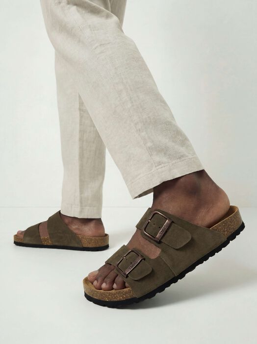Slipper, OLIVE, hi-res