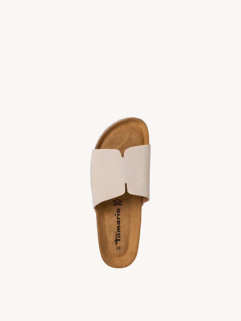 Leren Slipper - beige, ANTELOPE, hi-res