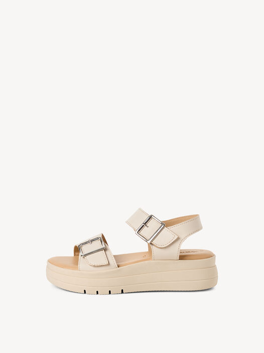 Sandaaltje, IVORY LEATHER, hi-res