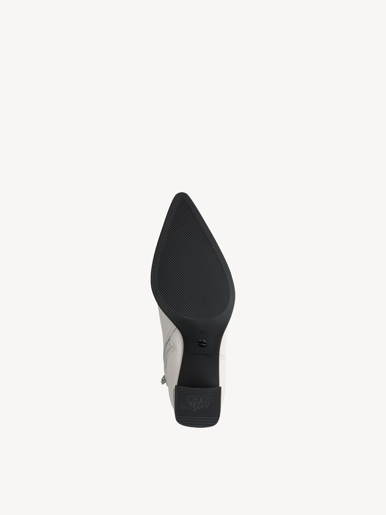 Lederstiefelette - wei&szlig;, OFFWHITE, hi-res