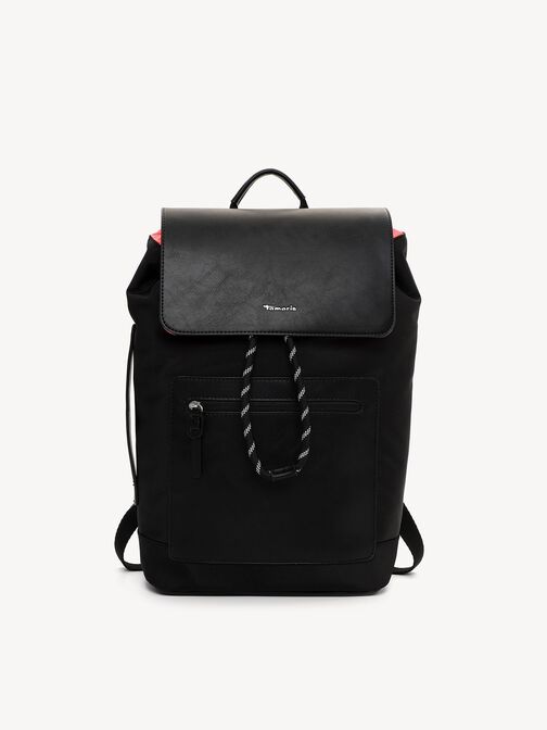 Rucksack, black/orange, hi-res