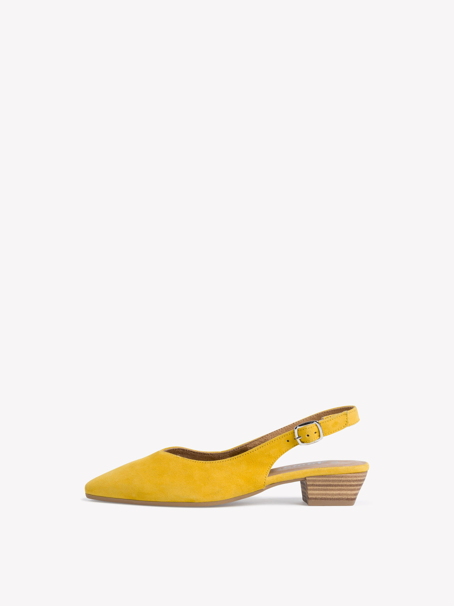 Leather sling pumps - yellow 1-1-29405 