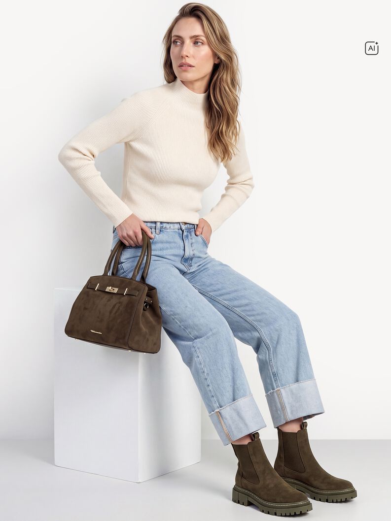 Obuv Chelsea, OLIVE, hi-res