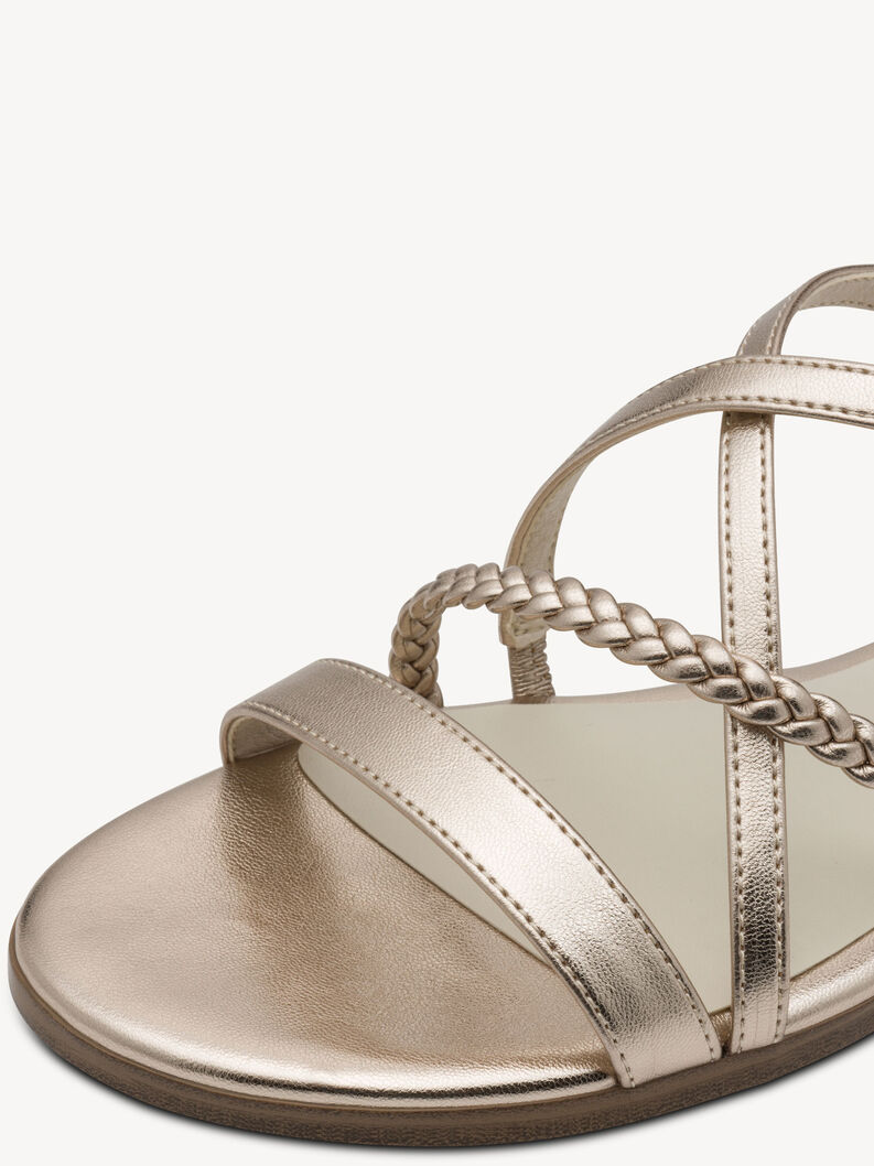 Sandal - guld, LIGHT GOLD, hi-res