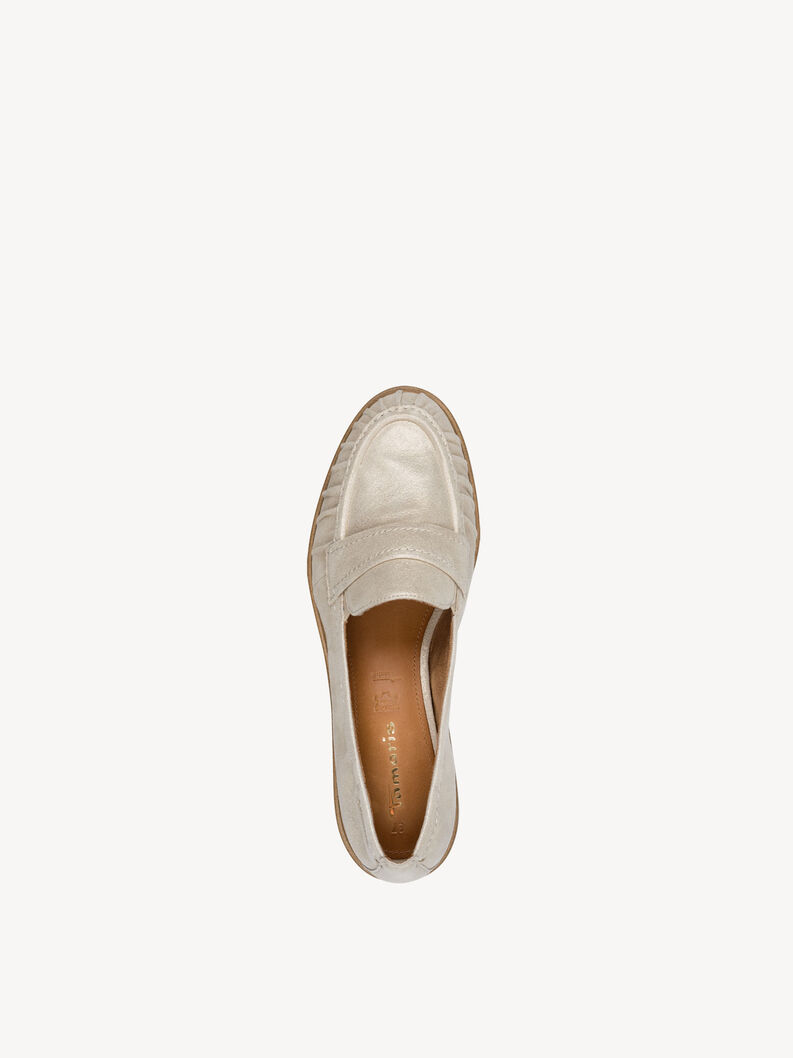 Lederslipper - beige, CHAMPAGNE, hi-res