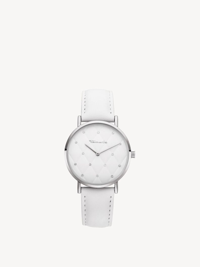 Leather Watch Silver Tw328 105 21 Buy Tamaris Watches Online