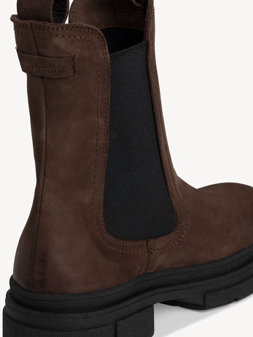 Leren Chelseaboot - bruin, MOCCA NUBUC, hi-res