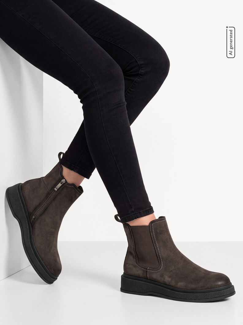 Leder Chelsea Boot - braun, CIGAR, hi-res