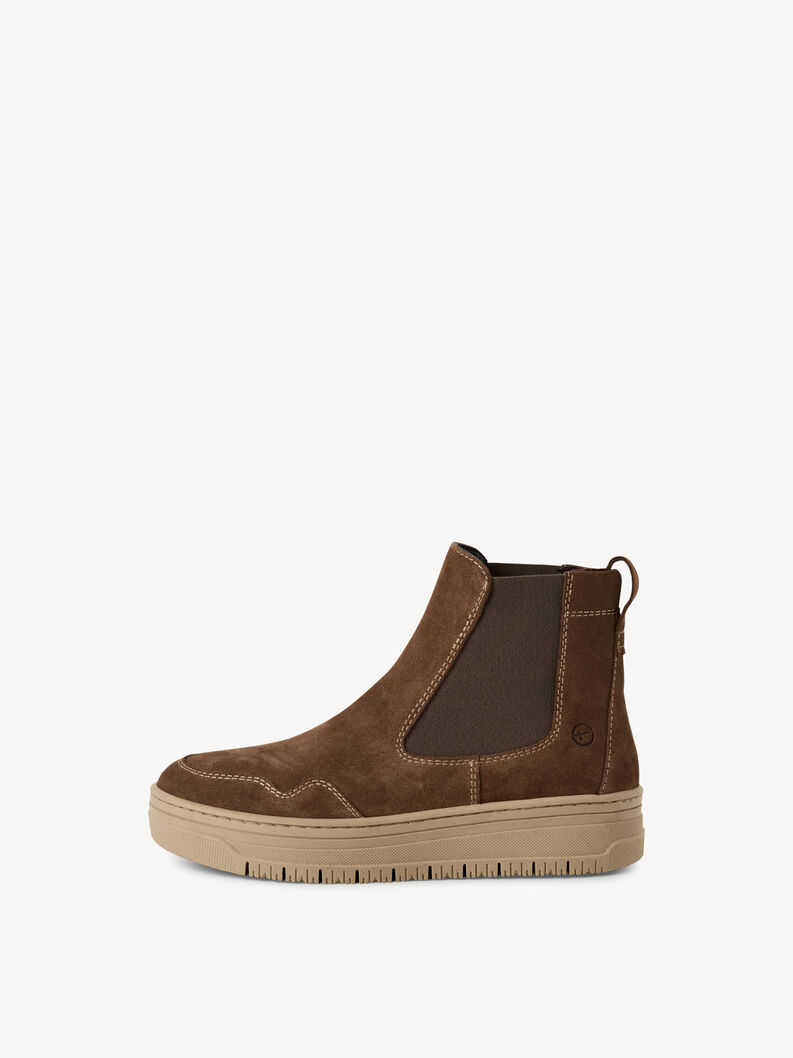Leder Chelsea Boot - braun, BROWN, hi-res