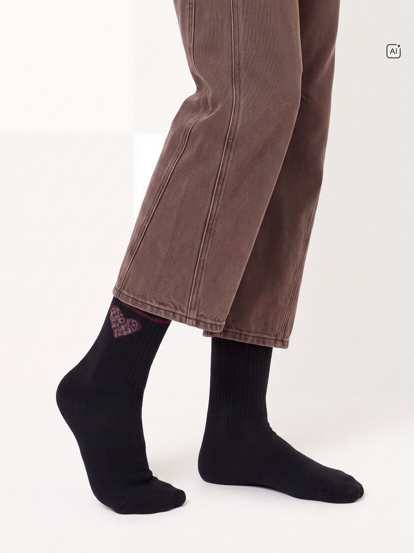 Sokken 2-pack, black, hi-res