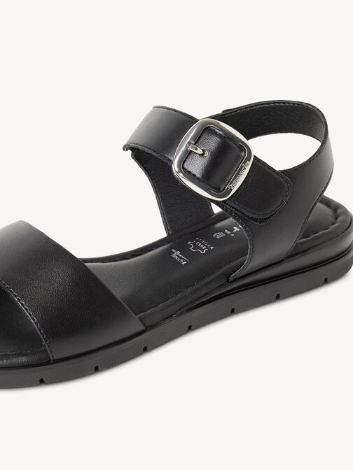 Sandale, BLACK LEATHER, hi-res