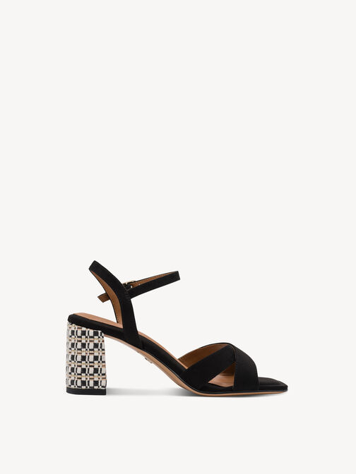 Heeled sandal, BLACK COMB, hi-res