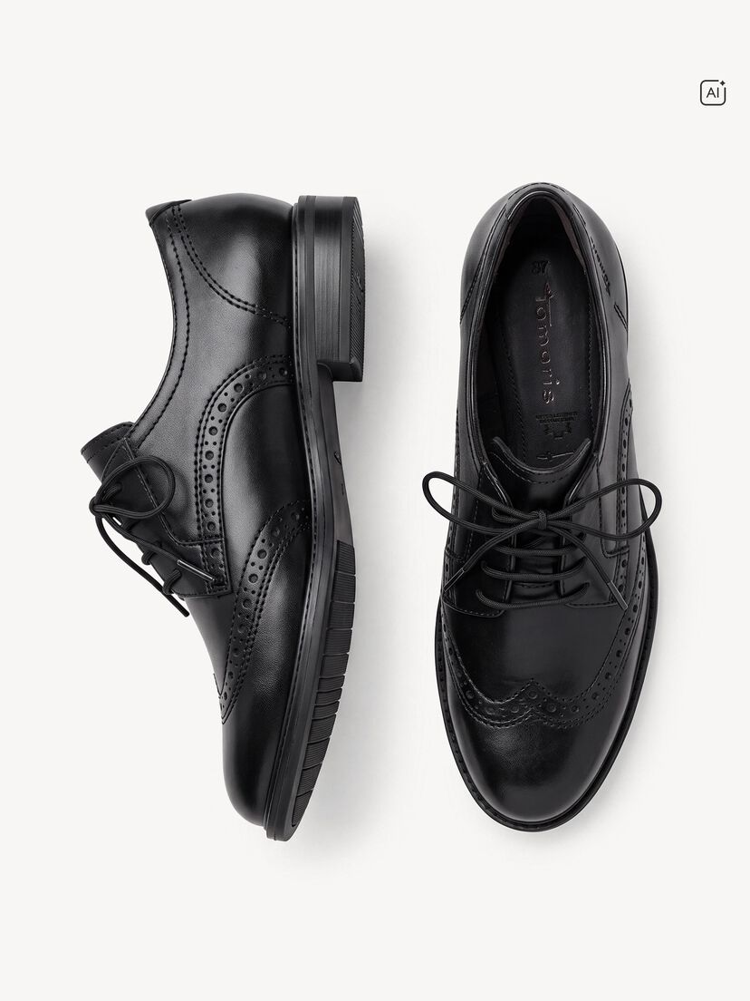 Lage schoen, BLACK, hi-res
