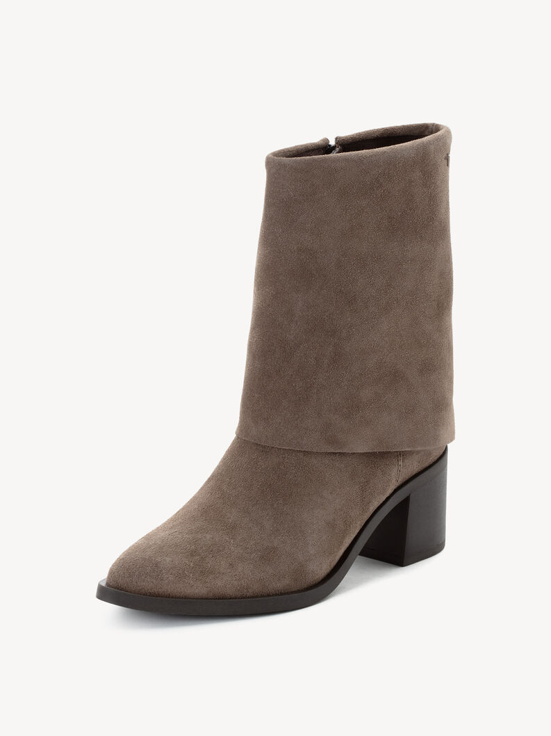 Leather Bootie - beige, TAUPE, hi-res
