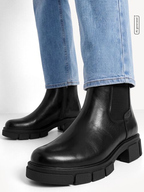 Chelseaboot, BLACK NAPPA, hi-res