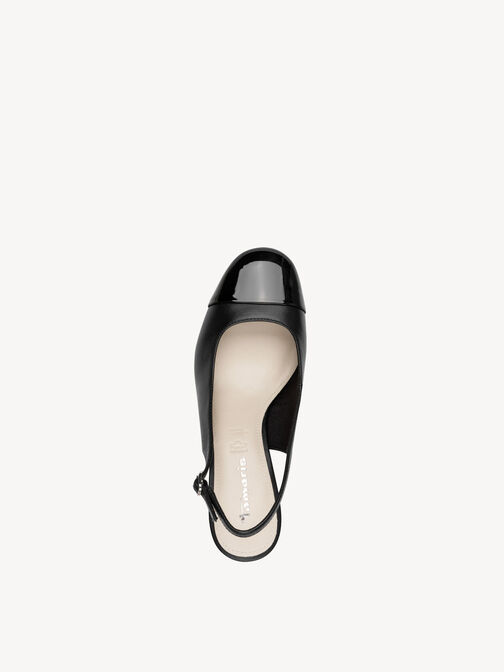 sling pumps, BLACK, hi-res