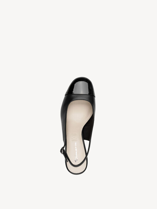 Slingpumps, BLACK, hi-res