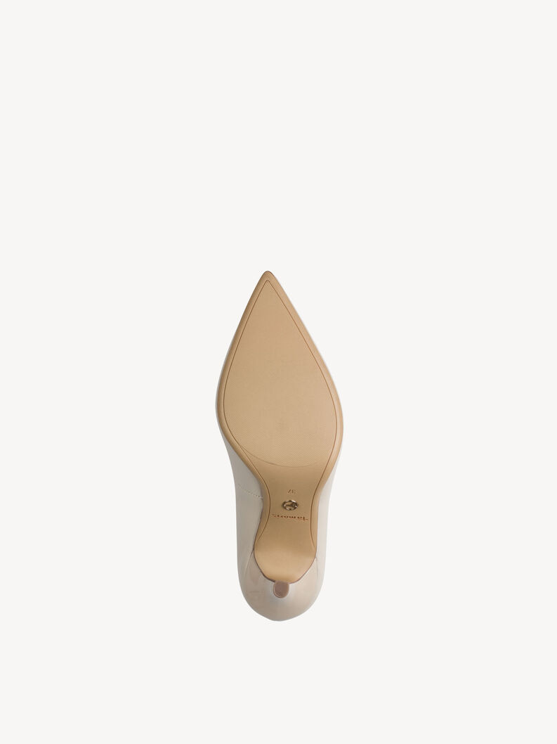 Lederpumps - beige, IVORY LEATHER, hi-res